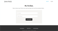 Desktop Screenshot of danfries.net